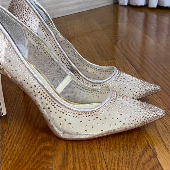 Sparkley Mesh Stilettos. - Picture 3 of 6